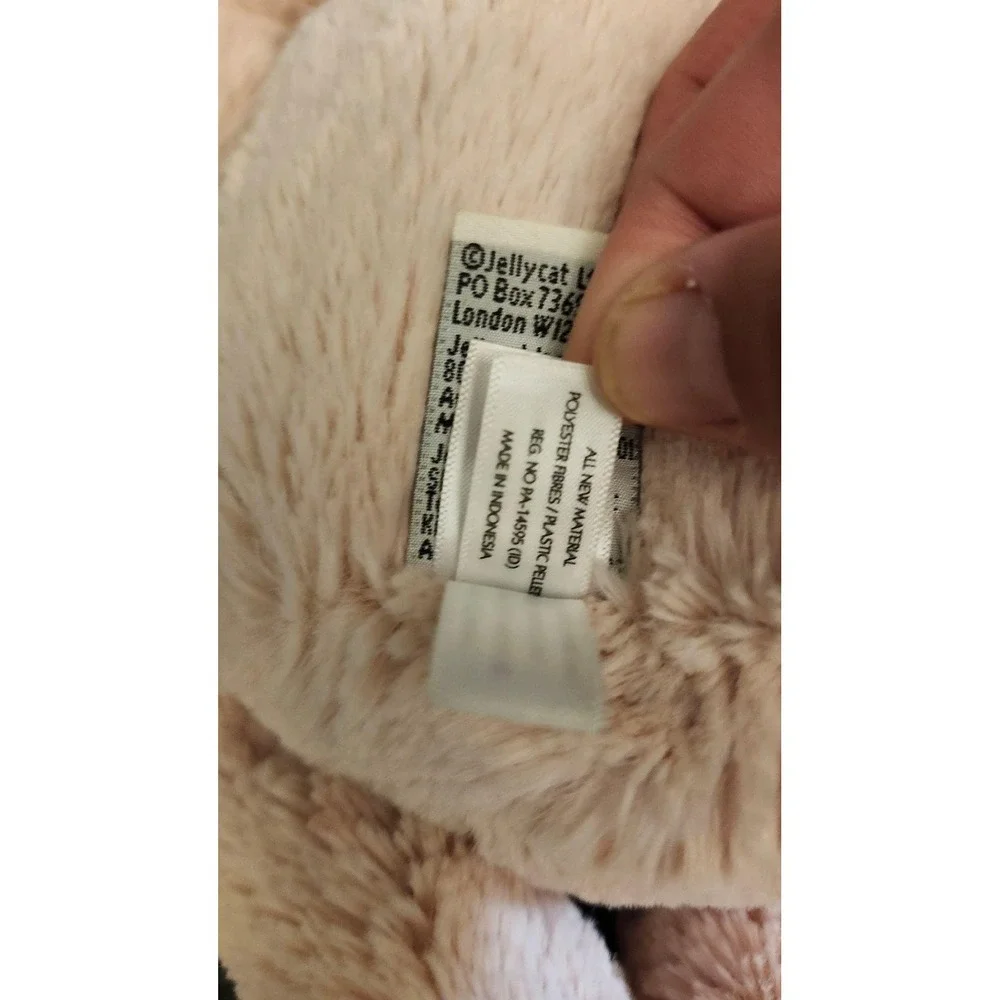 Jellycat Bunny Plush Medium Light Pink Stuffed Animal Floppy Ears Soft Toy